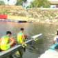 Atlet Dayung Maluku Utara saat persiapan mengikuti nomor mata lomba pada PON XXI 2024 Aceh dan Sumut. 