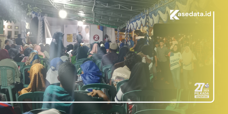 Suasana kampanye di kalumata/arak-arakan warga menyambut paslon Tauhid-Nasri