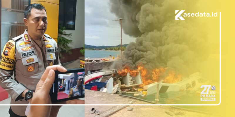 Kabidhumas Polda Malut/Tragedi Terbakarnya speedboat milik calon Gubernur Malut