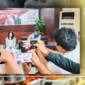 Latar kebakaran speedboat bella 73/Sherly-Sarbin saat menggelar conferensi pers || Kasedata. id