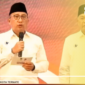 Foto : Tanggapan layar Tauhid-Nasri dalam debat pertama Pilkada Kota Ternate