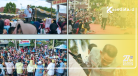 Suasana kampanye akbar AM-SAH di Halmahera Selatan