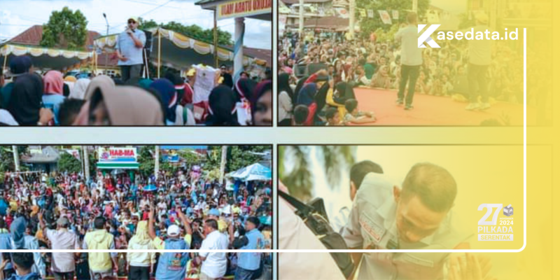 Suasana kampanye akbar AM-SAH di Halmahera Selatan