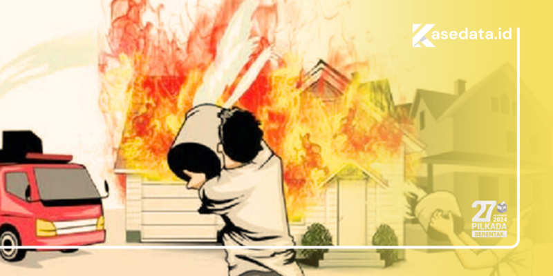 Gambar : ilustrasi kebakaran rumah