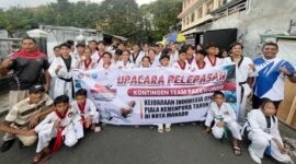 Pelapasan Tim Taekwondo Kota Ternate || Kasedata