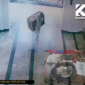 Pelaku saat terekam cctv masjid raya Ternate/Barang bukti