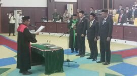 Pelantikan unsur pimpinan DPRD Kepulauan Sula, periode 2024-2029 || Karno pora