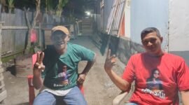 Amali Umagap dan Asrul Buamona, anggota PPRC Desa Fagudu menyatakan sikap mendukung FAM-SAH || Karno Pora