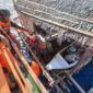 Tim SAR gabungan saat menemukan Jun dalam keadaan selamat || Basarnas Ternate