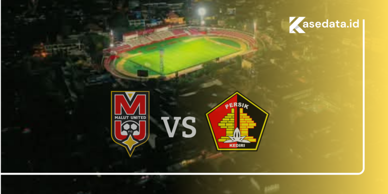 Latar Stadion Gelora Kie Raha/Logo Malut United Vs Persik Kediri