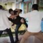 Foto : tanggapan layar aksi pemukulan terjadi di depan kantor Disprindag dan UKM Halbar || Iin Afriyanti