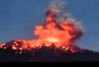 Letusan Besar Gunung Ibu pada Rabu (15/1/2025) malam || Iin Afriyanti