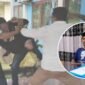 Foto : aksi pemukulan warga di depan kantor/ketua Bidang Hikmah, Politik, dan Kebijakan Publik DPD IMM Maluku Utara, Ikfan Pina || Kasedata.id