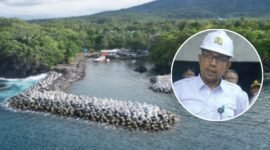 Pelabuhan Hiri di Sulamada/Kadis PUPR Kota Ternate || Foto : Ewin/kasedata.id