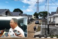 Sekda Kota Ternate saat diwawancarai/Huntap yang berlokasi di Kelurahan Jambula  || Foto : kasedata.id