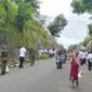 Bakti sosial di depan kantor DPRD dan BNNP Kota Ternate, Rabu 26 Februari 2025 || Foto : Haerun