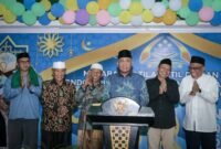 Wakil Wali Kota Ternate Nasri Abubakar saat menutup kegiatan MTQ PTQ HS ke-I 2025 || Foto : istimewa