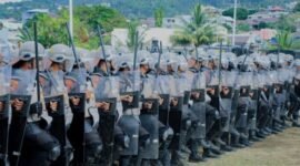 Simulasi pengamanan Pilkada 2024 || Foto : Humas Polda Malut