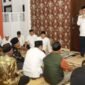 Junaidi A. Bahruddin saat memberikan sambutan dalam acara buka puasa dan pembubaran tim Tauhid-Nasri || Dok : kasedata.id