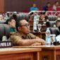 Ketua Fraksi PKB DPRD Malut, Muhajirin Bailussy, dalam agenda rapat DPRD Provinsi sebelum bulan ramadan || Dok : Ilham_ kasedata.id