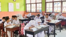 Proses belajar siswa SDN 37 Kota Ternate || Foto : Haerun_kasedata.id