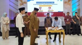 Pendatanganan kerjasama Pemda Halsel dan pihak PT Wanatiara || Dok : Irfandi_kasedata.id