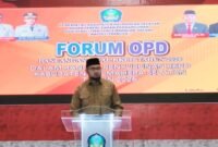 Bupati Halmahera Selatan saat memberi sambutan pada kegiatan RKPD 2026 || Dok : Irfandi_kasedata.id