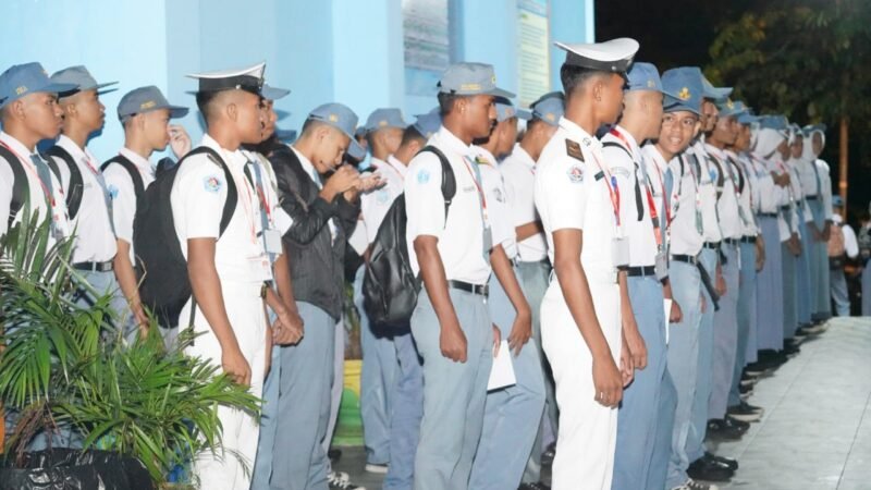 Peserta seleksi Paskibraka Kota Ternate 2025 || Dok : kasedata.id