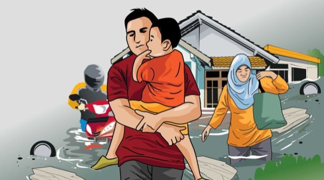 Foto : ilustrasi banjir