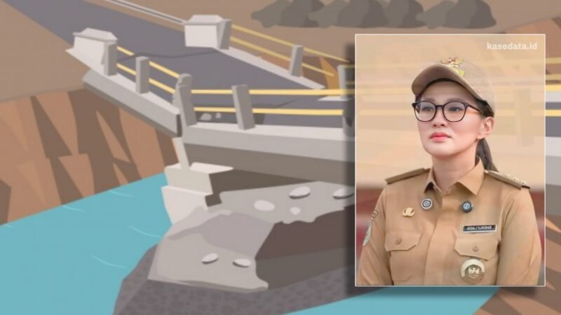 Ilustrasi jalan jembatan rusak/Gubernur Sherly Tjoanda Laos || Dok : kasedata.id