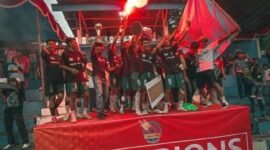 Tarau FC saat menjuarai sango cup 2022 || Dok : kasedata