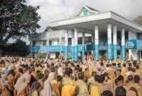 Apel perdana oleh jajaran Pemkot Ternate pasca Lebaran Idulfitri || dok : kasedata