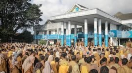 Apel perdana oleh jajaran Pemkot Ternate pasca Lebaran Idulfitri || dok : kasedata