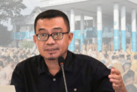 Latar apel gabungan di Kantor Wali Kota Ternate/Katua Pansus DPRD Junaidi A Bahruddin || Dok : kasedata