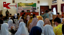 Sambutan Wakil Bupati, M. H. Sale Marasabessy, pada kegiatan launching Hardiknas 2025. || Doc : Ano