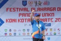 Festival Olahraga dan Pameran UMKM yang resmi dibuka Wali Kota Ternate, M. Tauhid Soleman || Foto : istimewa