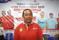 Ketua Persatuan Tinju Amatir Indonesia (Pertina) Kota Ternate, Hamka Midun || Foto : Haerun_kasedata