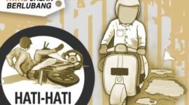 Ilustrasi jalan rusak dan berlubang. || Doc : Ist