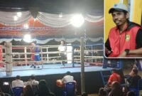 Sekretaris sasana Mercury Boxing, Sandin Ar. || Doc : Hairun Hamid