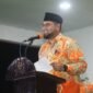 Bupati Halsel Bassam Kasuba saat memberi sambutan pada kegiatan penutupan STQH 2025 || Dok : Ridal_kasedata