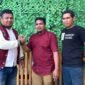 Ketua PD Muhammadiyah Halsel, Samsir Hamajen (kiri), Sahmar M. Zen (tengah) dan Fahrun Basri salah satu pengurus PW Muhammadiyah Malut.