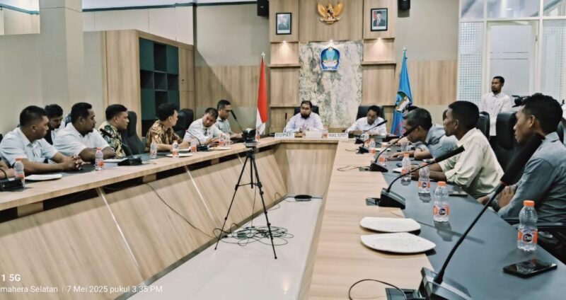 Pertemuan bersama Bupati Halmahera Selatan || Foto : Ridal_kasedata