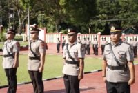 Sertijab 3 pejabat dilingkup Polres Halsel.