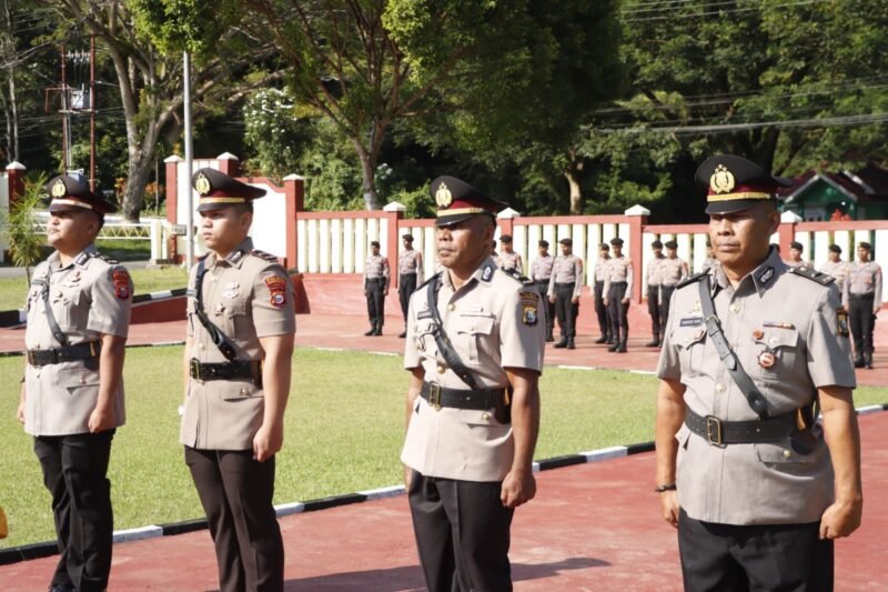 Sertijab 3 pejabat dilingkup Polres Halsel.