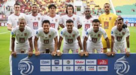 Skuad Malut United Fc dalam pertadingan menghadapi PSM Makasar || Foto : MU