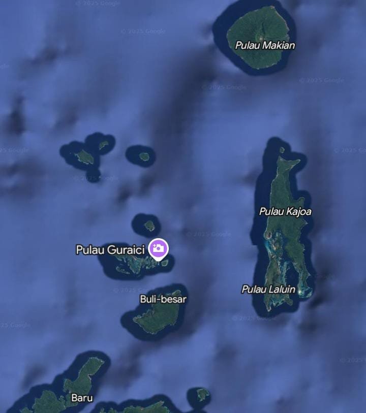 Peta Makian-Kayoa