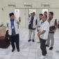 Ketua Komisi IV DPRD Malut, Muhajirin Bailussy dan rombongan tiba di UPT Asrama Haji Makassar.