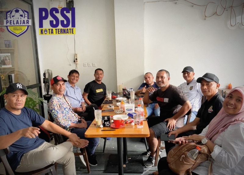 Rapat Panitia Liga Pelajar tingkat SMP se-Kota Ternate || Dok : istimewa