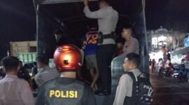 Patroli Cipta Kondisi yang digelar Polres Ternate pada Minggu malam || dok : kasedata.id