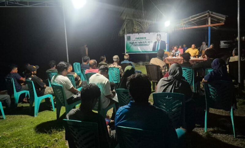 Anggota DPRD Ternate, Najib Hi. Talib serap aspirasi di Kelurahan Takofi.